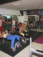 These mature women are breaking up a sweat