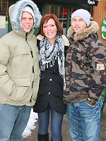 Horny housewife doing two guys at once