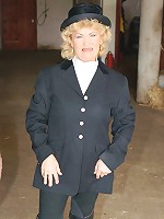 This horny mama gets nasty in the stable