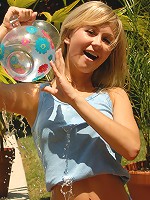 Kasia in nothing but tennis shoes!