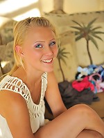 Liz shows off her sweet body