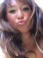 A exotic teen finds cock on the computer, she hangs out the sunroof of his car while she gets fucked.