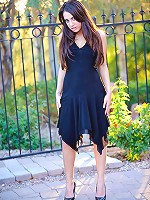 Shana flashes her stuff in the park