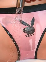 Nikki Cooling Off In The Kitchen