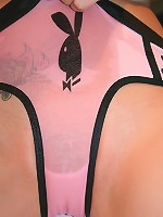 Nikki Cooling Off In The Kitchen