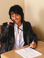 Horny MILF Cory can strip and play and still does her office chores