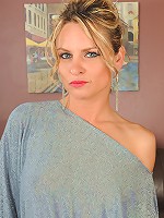 Mature model Amanda B strips and spreads her mature ass in here