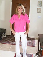 Veronica B from AllOver30 spreads her mature ass for the cameraman