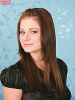 Busty coed Charlotte toying her tight wet pussy