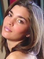 South American teen posing almost nude