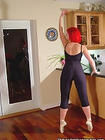 lindsey does some nude ballet