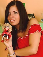 Teen Judy has a big ass in sheer panties