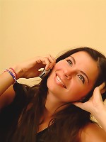 18yr brunette Judy strips and spreads