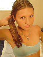 Josie doesnt know her underwear is seethru!