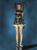 Teen upskirt in costume