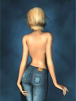 Perfect topless blonde teen really petite!