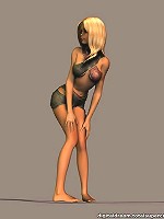 Latina with busty floppies