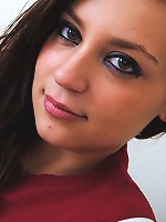 Busty college teen lets out her big tits