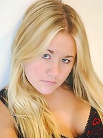 Ashley shows off her young body