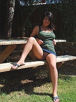 Amazing teen upskirt shots outdoors