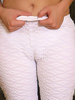 Abrianna goes topless showing off her big tits