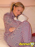 Tits and ass in blue