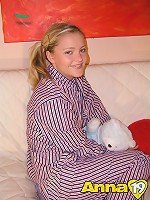 Tits and ass in blue