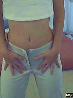 white panties teasing