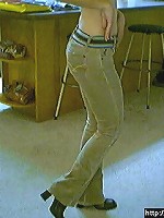 Jens cute ass on webcam in hotpants