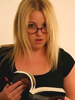 nubile and youthful blonde girl