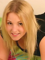 nubile and youthful blonde girl