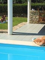 Alexa & Tanner Mayes Poolside