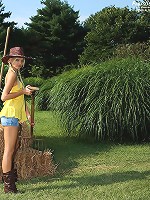 Franziska Shows Her Country Side