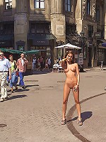 Nella Nude in Public