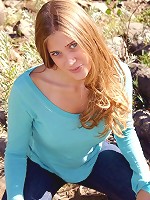 Allison stripping out by the river