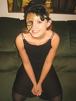 Kitty in her Halloween Mask