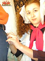 Russian school-girl fucked