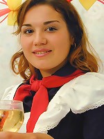 Russian teen school-girl