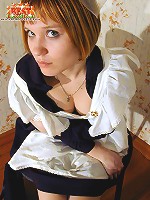 Russian schoolgirl teasing