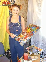 Naked teen artist