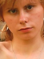 Skinny playful rosebud in the field.