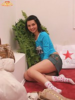 Amazing teen cutie stripping