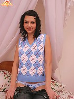 Pretty kitten in the boudoir