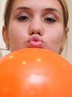 Lady in red stripping