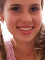 In front of the mirror