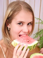 Cheeky Teen with watermelon