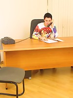 Passionate teen girl