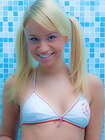 Dildo in teen pussy.