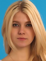 Lovely blonde babe posing