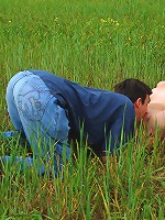 In the soft grass of this field, this teen has her soft pussy penetrated and pounded. She looks so innocent, but loves a good hard fucking deep inside of her.